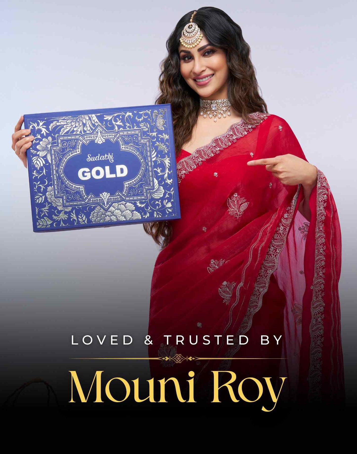 Dusty Teal Green Shimmer Tissue Embroidery Saree